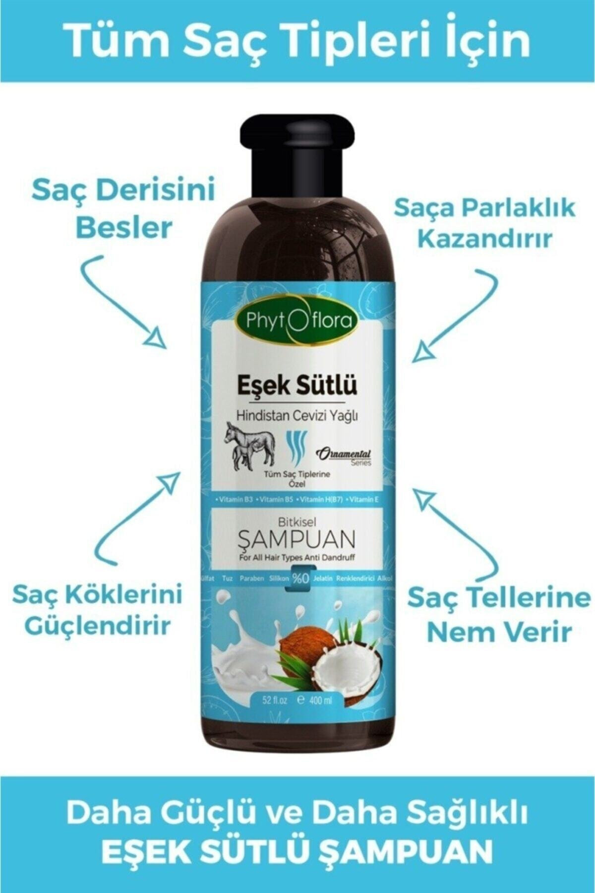 Phytoflora Kepek Karşıtı Tuzsuz Eşek Sütü Ve Hindistan Cevizi Yağlı Bitkisel