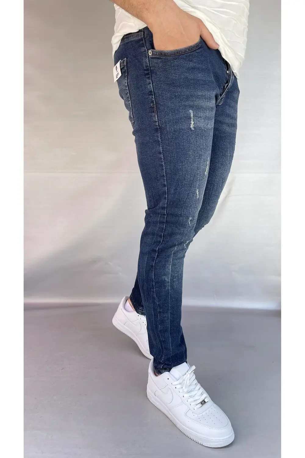 Keps Tırnaklı Skinny Jean