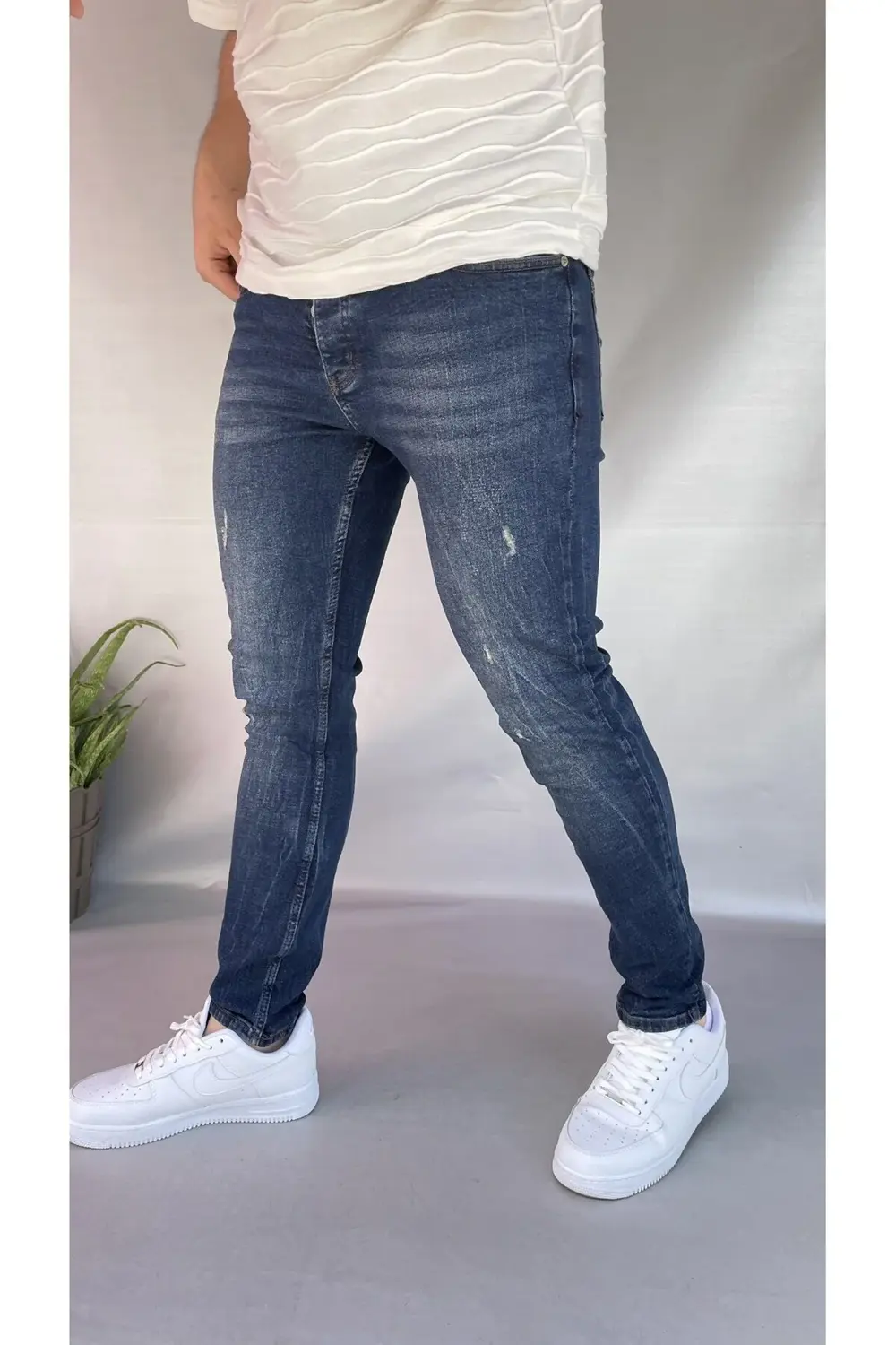 Keps Tırnaklı Skinny Jean