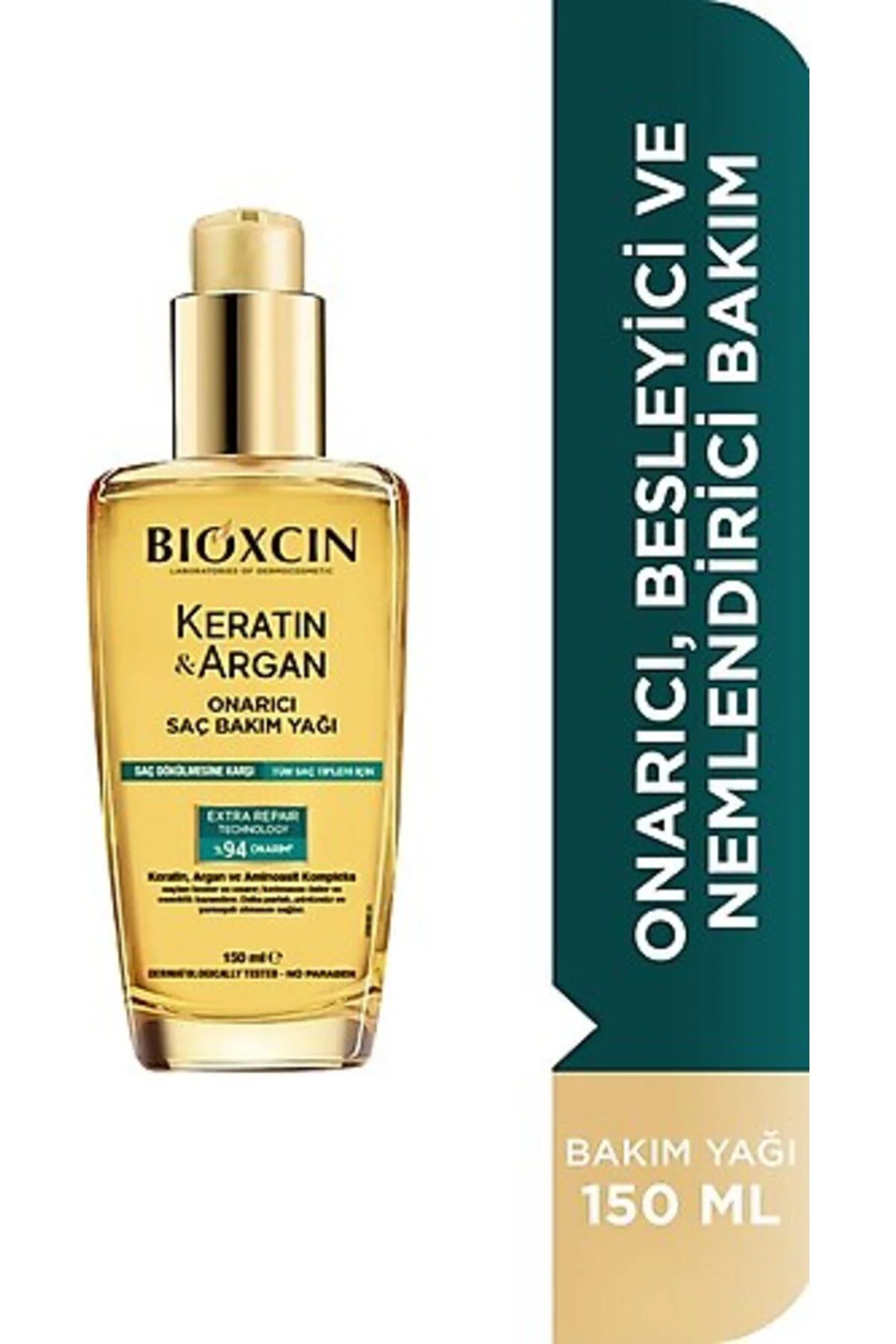 Keratin & Argan Onarıcı Saç Bakım Yağı 150 ml - Yıpranmış Ve Hasar Görmüş Saçlar Keratin & Argan Onarıcı Saç Bakım Yağı 150 ml - Yıpranmış Ve Hasar Görmüş Saçlar