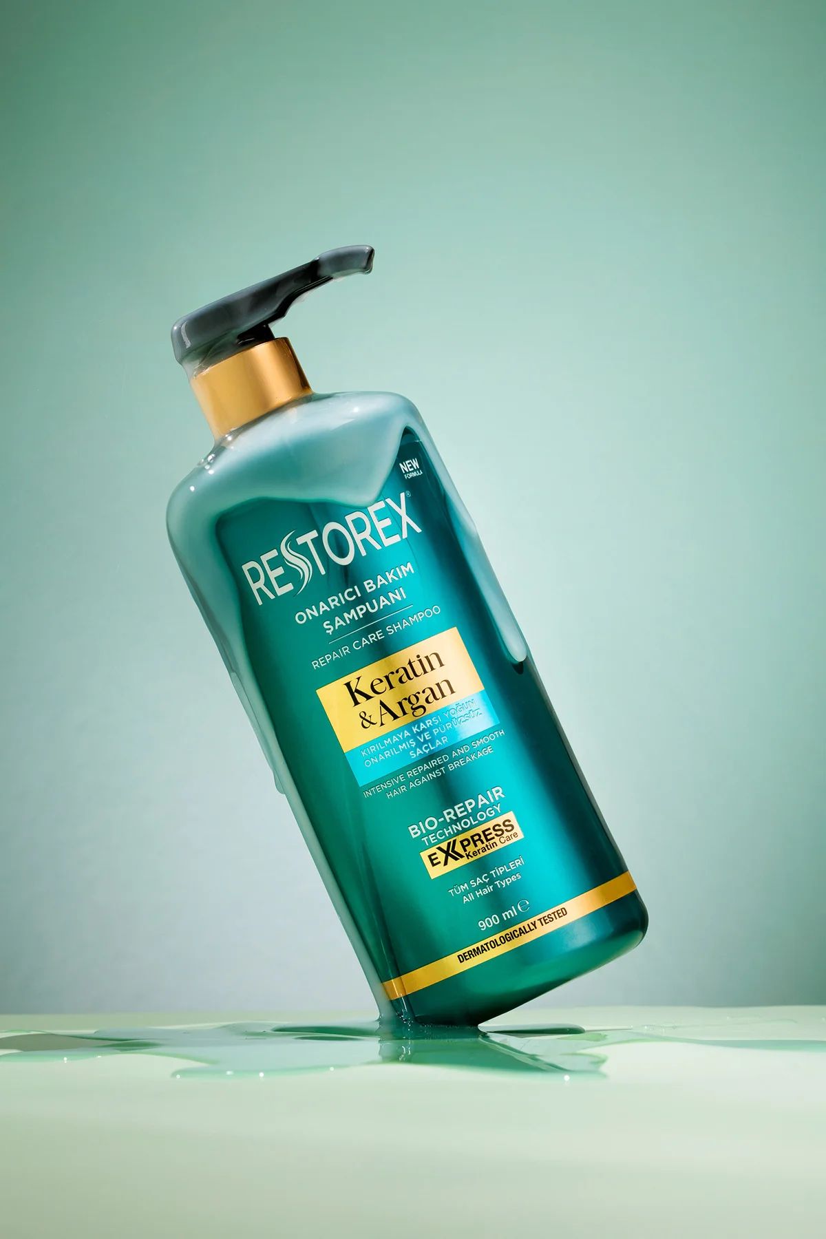 Keratin & Argan Onarıcı Şampuan 900 ml – Kırılma Karşıtı Güçlendirme Keratin & Argan Onarıcı Şampuan 900 ml – Kırılma Karşıtı Güçlendirme
