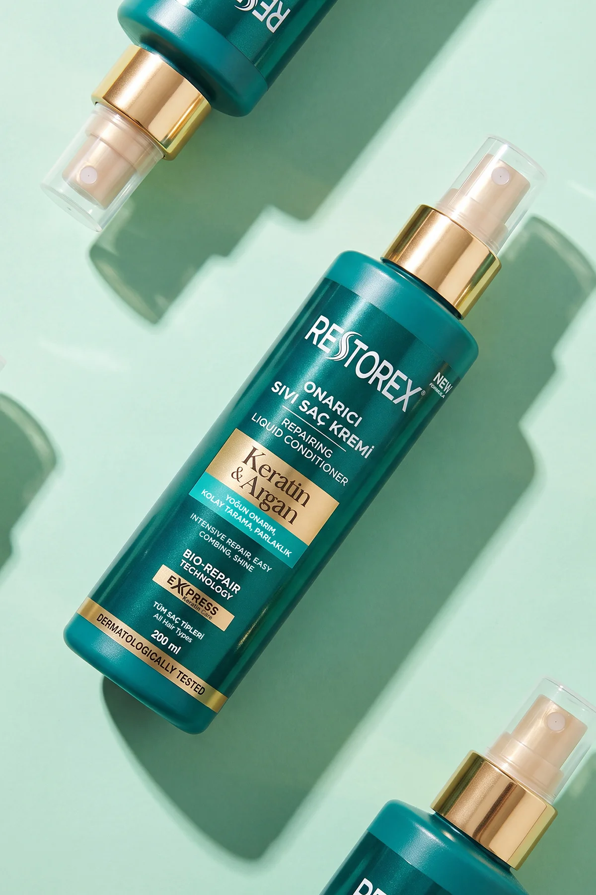 Keratin & Argan Onarıcı Sıvı Saç Bakım Kremi 200 Ml Keratin & Argan Onarıcı Sıvı Saç Bakım Kremi 200 Ml