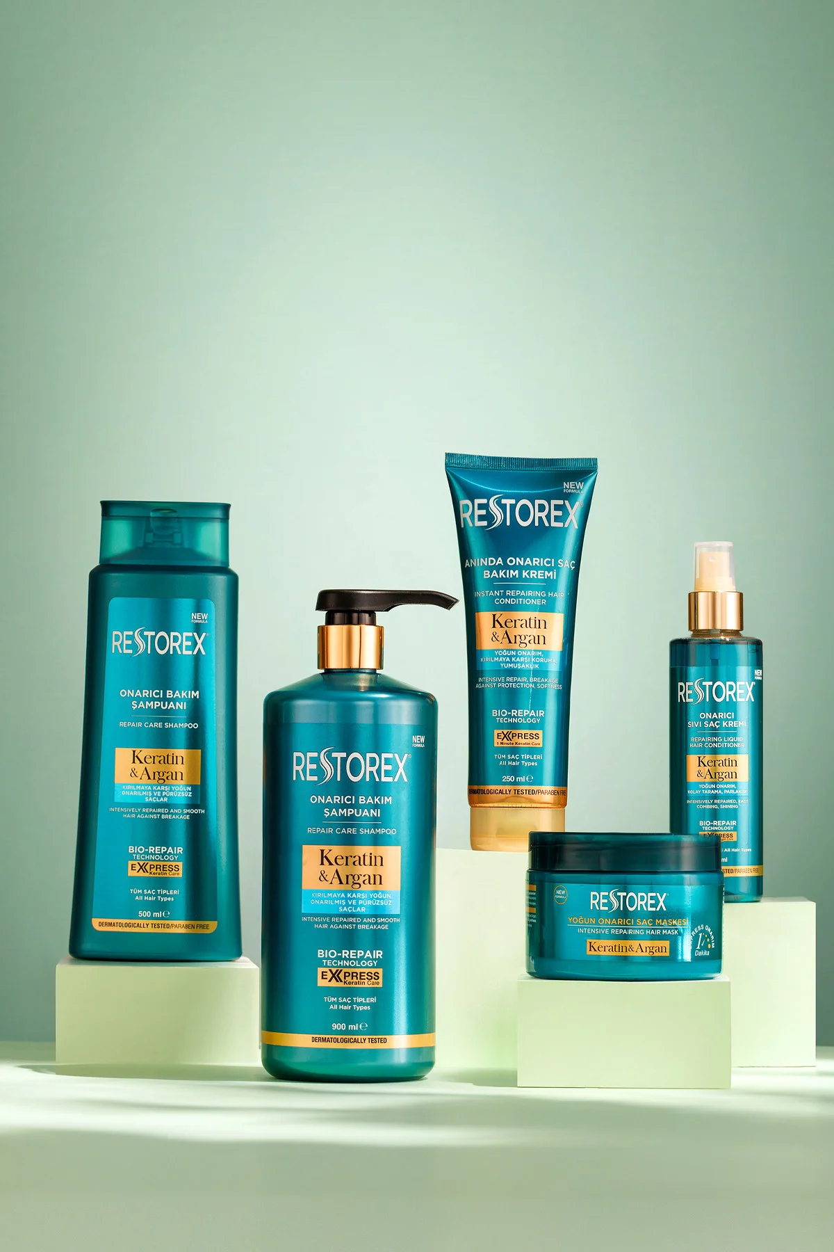Keratin & Argan Onarıcı Saç Bakım Kremi 250 ml – Anında Onarım