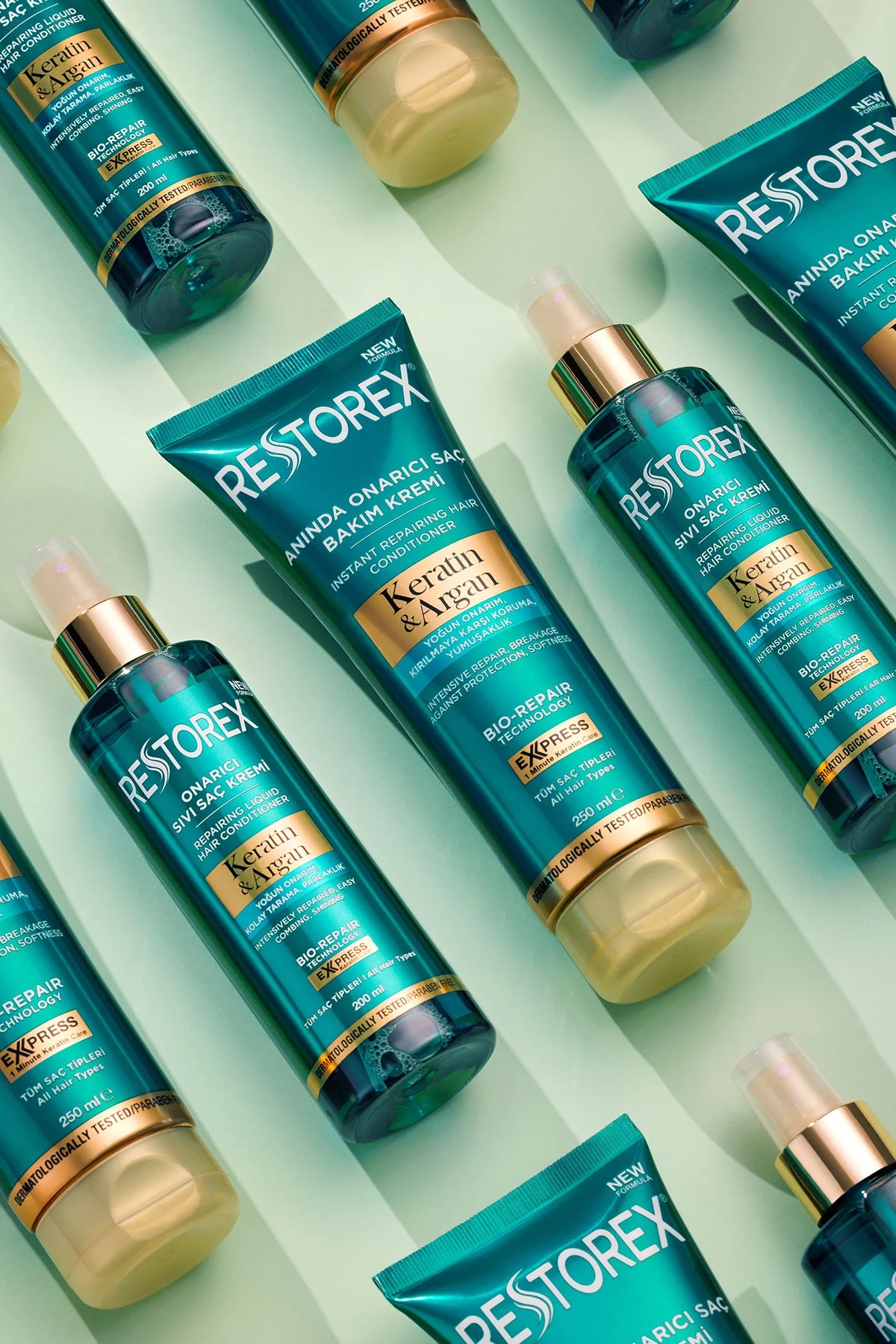 Keratin & Argan Onarıcı Saç Bakım Kremi 250 ml – Anında Onarım