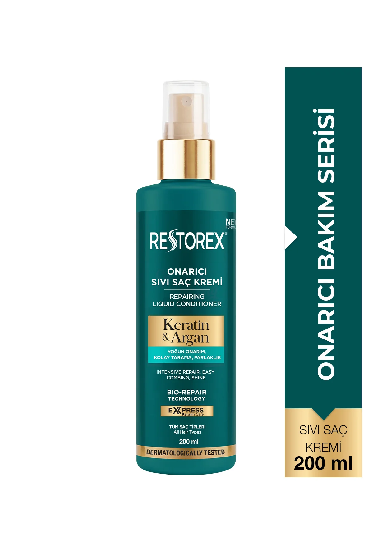 Keratin & Argan Onarıcı Sıvı Saç Bakım Kremi 200 Ml Keratin & Argan Onarıcı Sıvı Saç Bakım Kremi 200 Ml