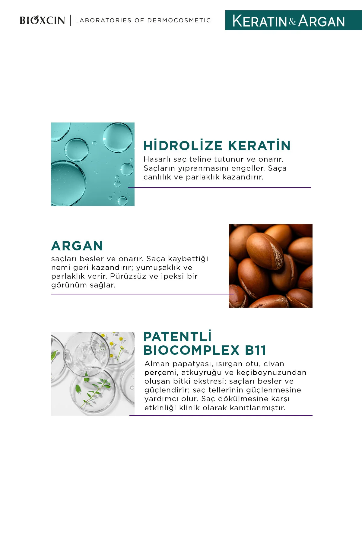 Keratin Argan Şampuan + Sıvı Saç Kremi + Saç Bakım Kremi + Saç Bakım Yağı Seti