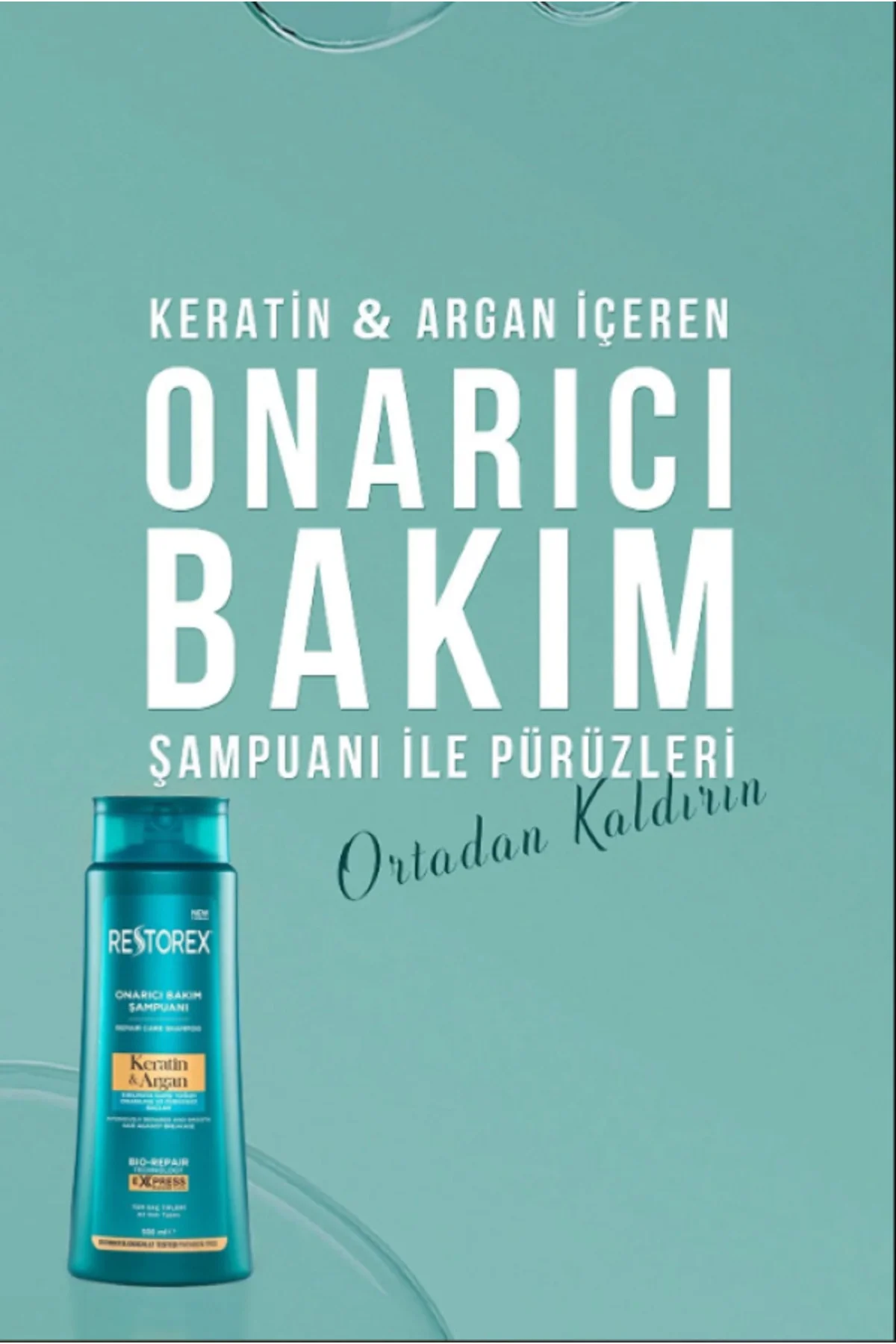 Keratin & Argan Şampuan 500 Ml * 3 Adet
