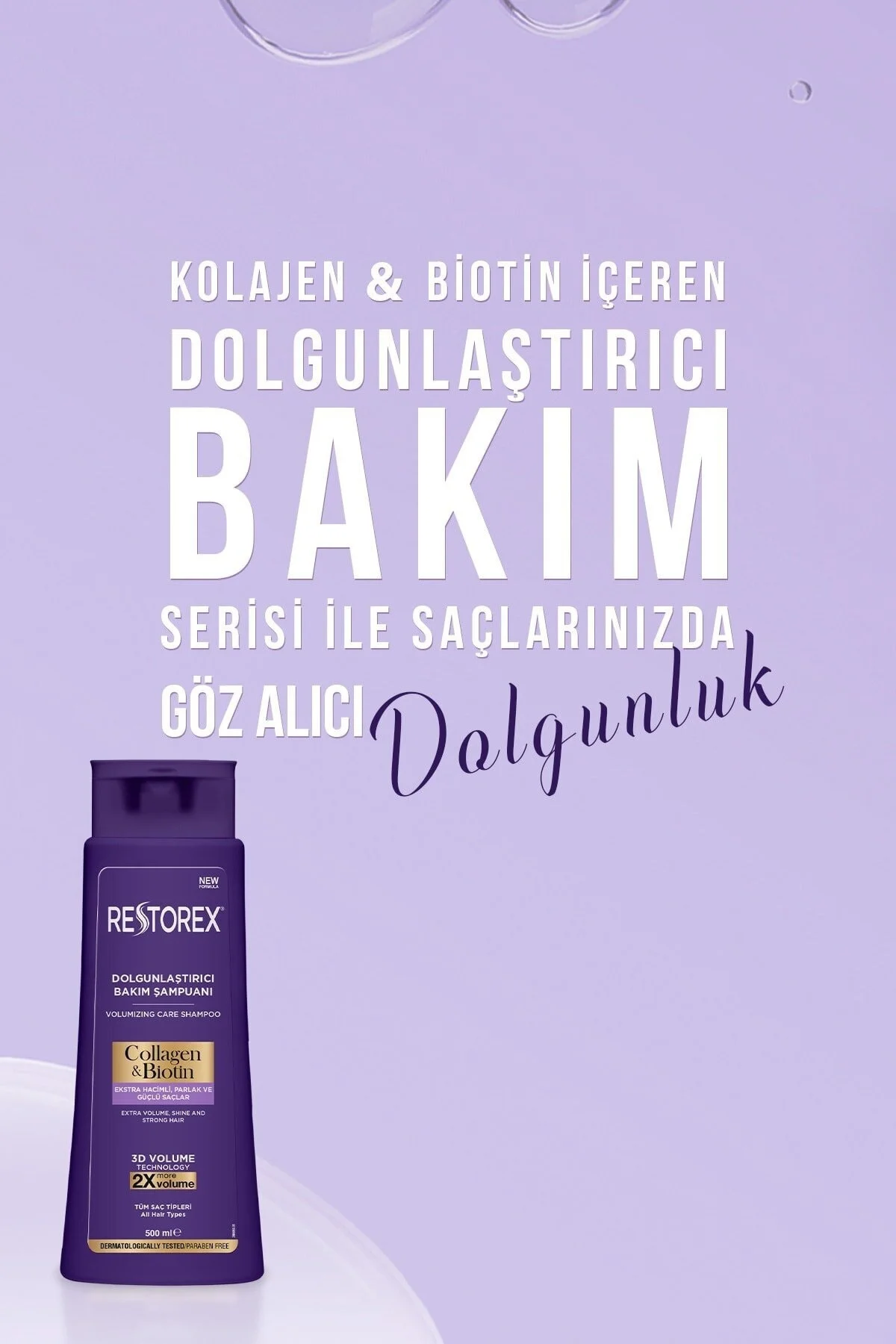 Keratin & Argan Şampuan 500 Ml + Collagen&biotin Dolgunlaştırıcı Şampuan 500 Ml Keratin & Argan Şampuan 500 Ml + Collagen&biotin Dolgunlaştırıcı Şampuan 500 Ml