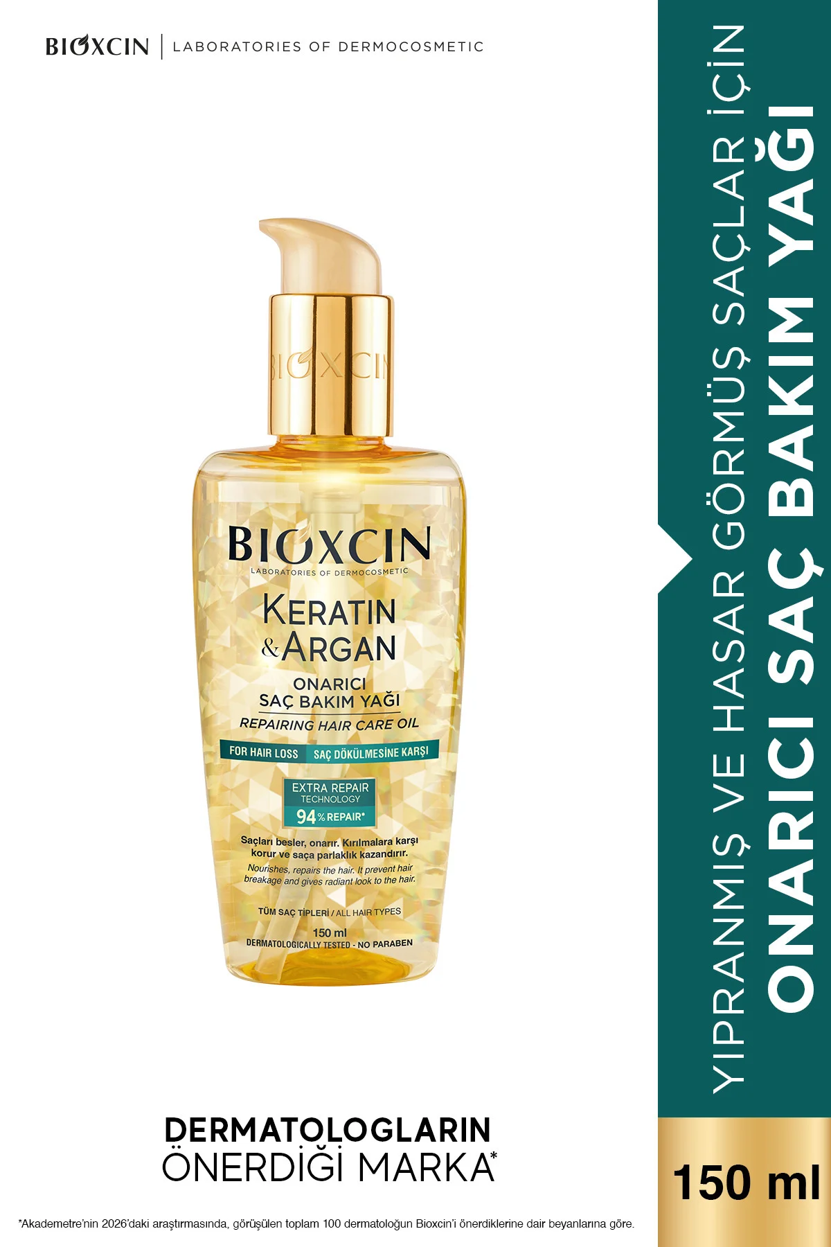 Keratin Argan Şampuan + Sıvı Saç Kremi + Saç Bakım Kremi + Saç Bakım Yağı Seti
