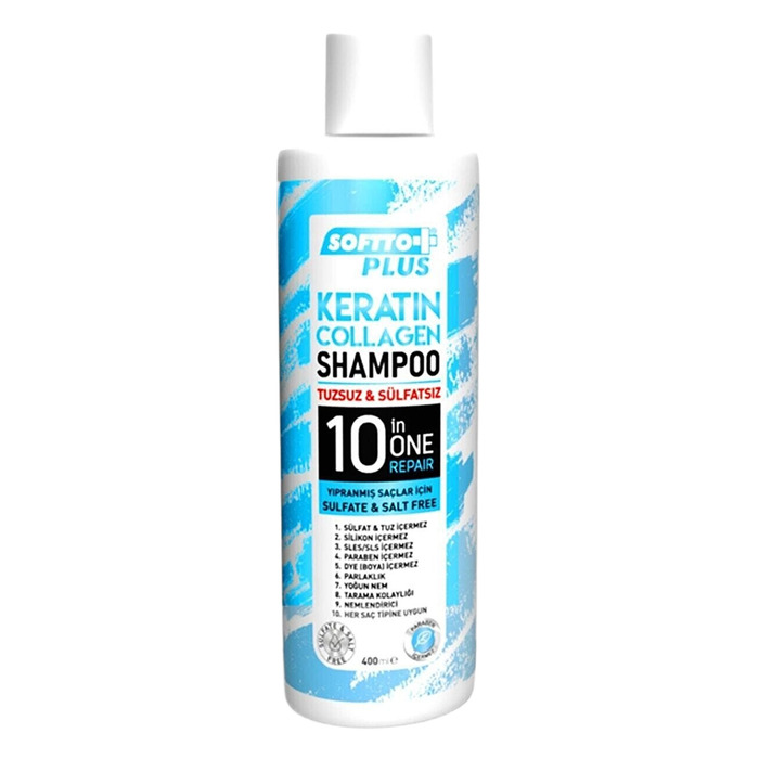 Keratin Collagen Sülfatsız&tuzsuz Şampuan 400 Ml