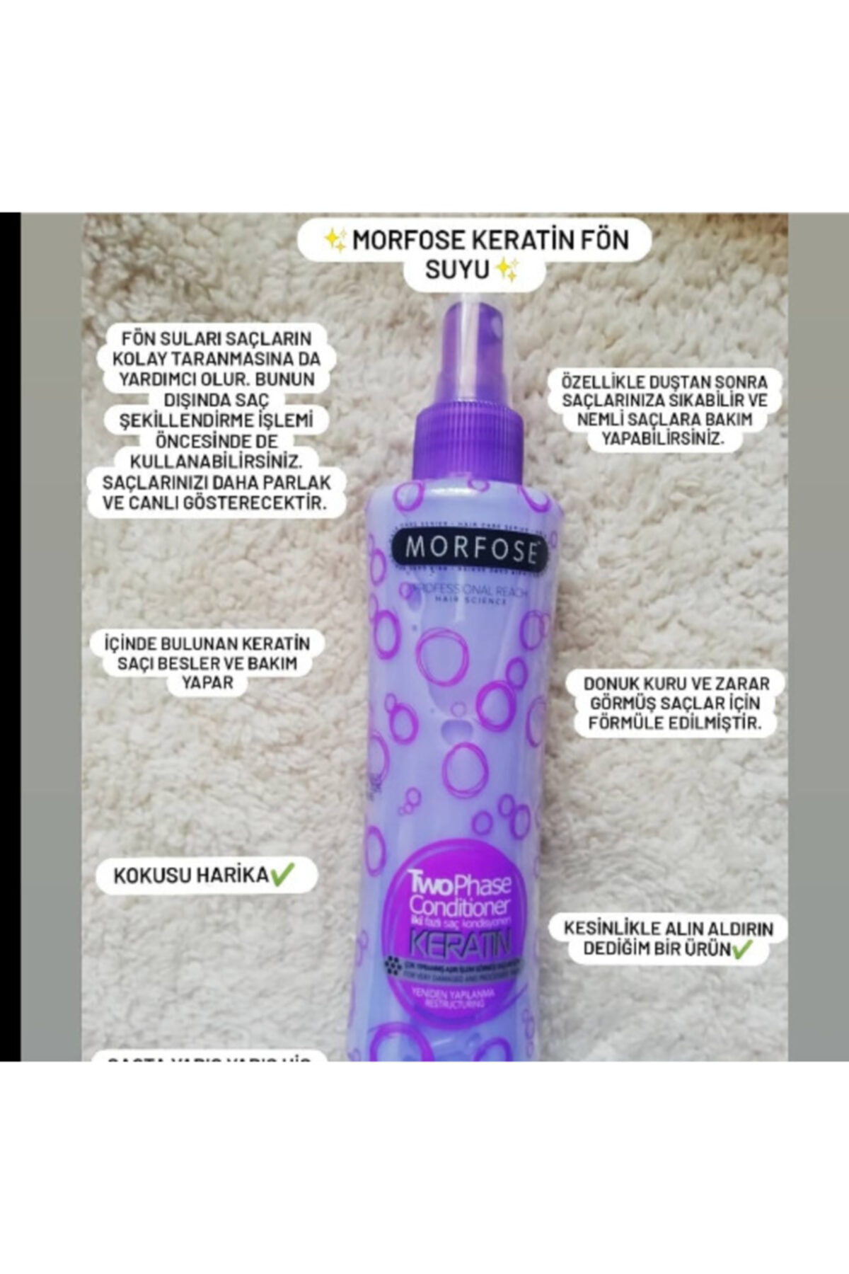 Keratin Fön Suyu 220ml