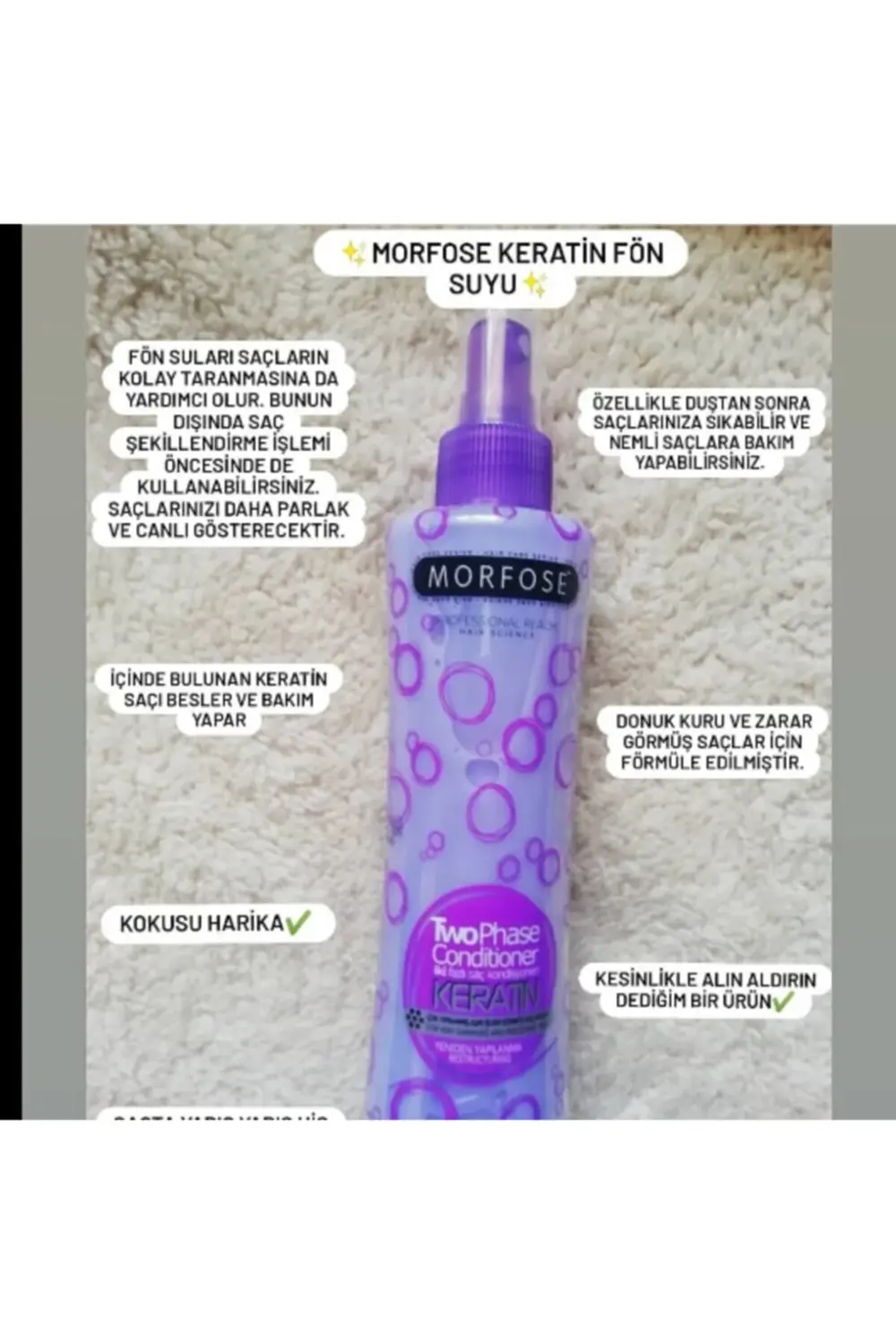 Keratin Fön Suyu 220ml