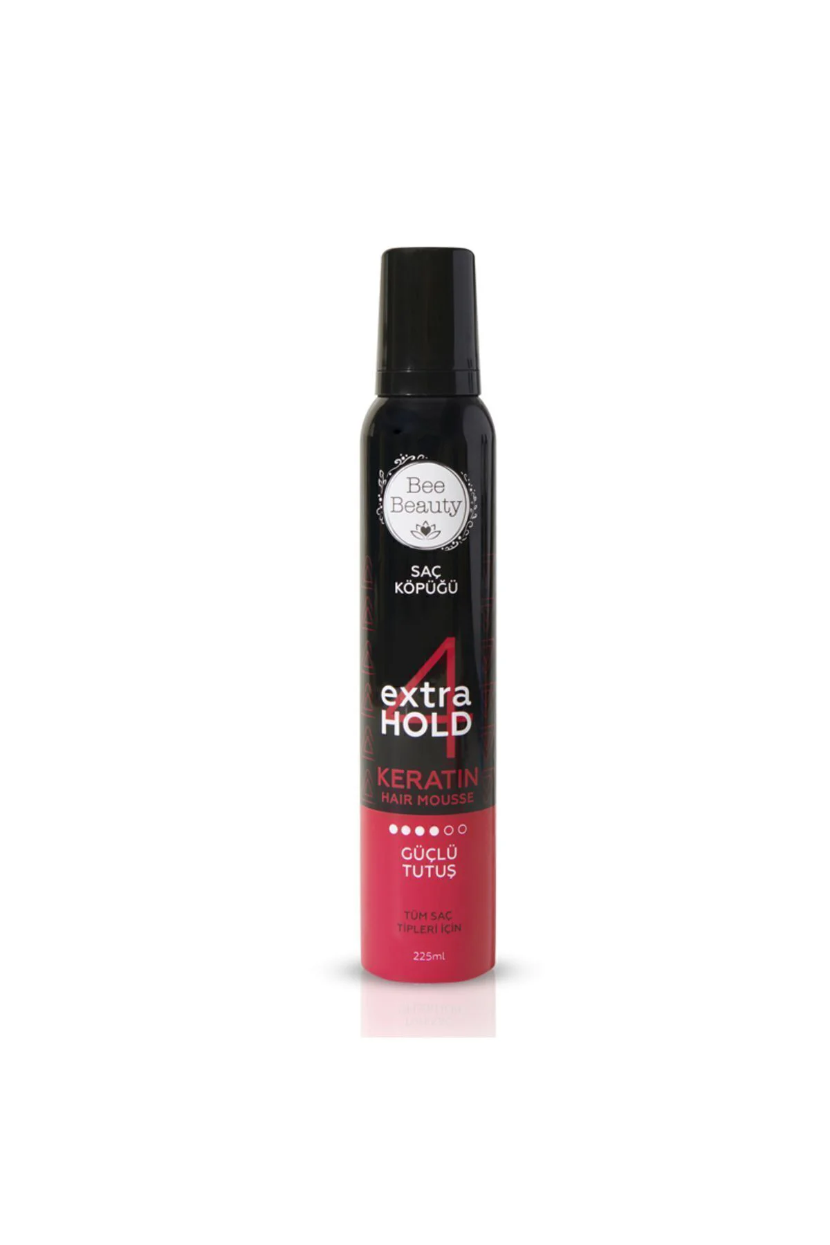 Keratin Güçlü Tutuş Saç Köpüğü 225 ml Keratin Güçlü Tutuş Saç Köpüğü 225 ml