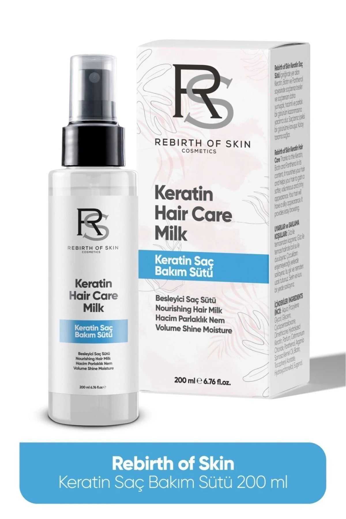 Keratin İçeren Saç Bakım Sütü