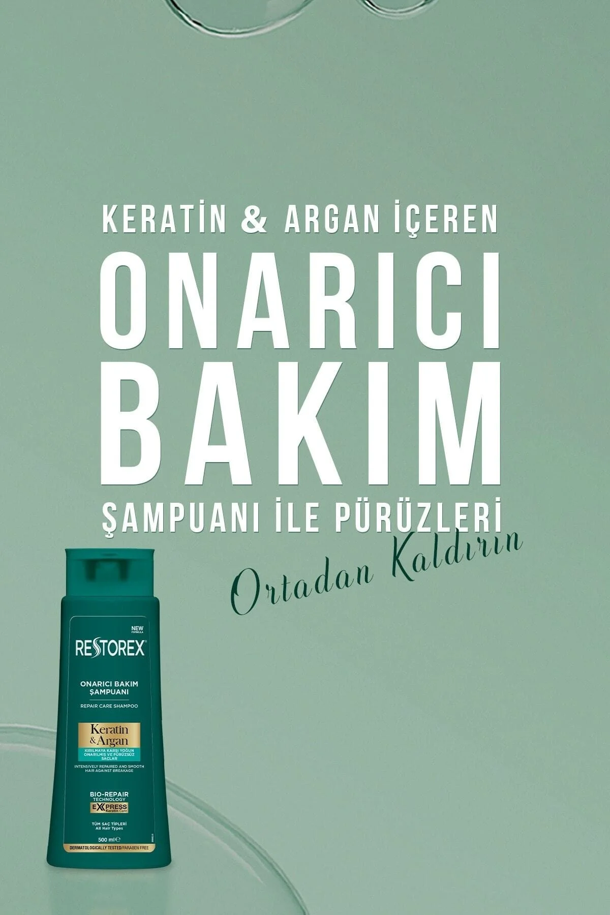 Keratin&argan Onarıcı Şampuan 500ml New
