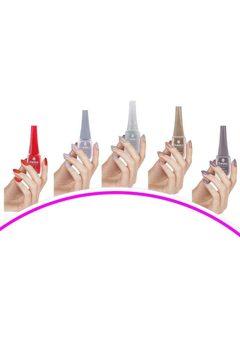 Keratinli Besleyici Oje Seti 5'li - 14ml Parlak ve Kalıcı Oje (Renk No: 15, 30, 45, 61, 77) Fiyatı, Yorumları ve Özellikleri