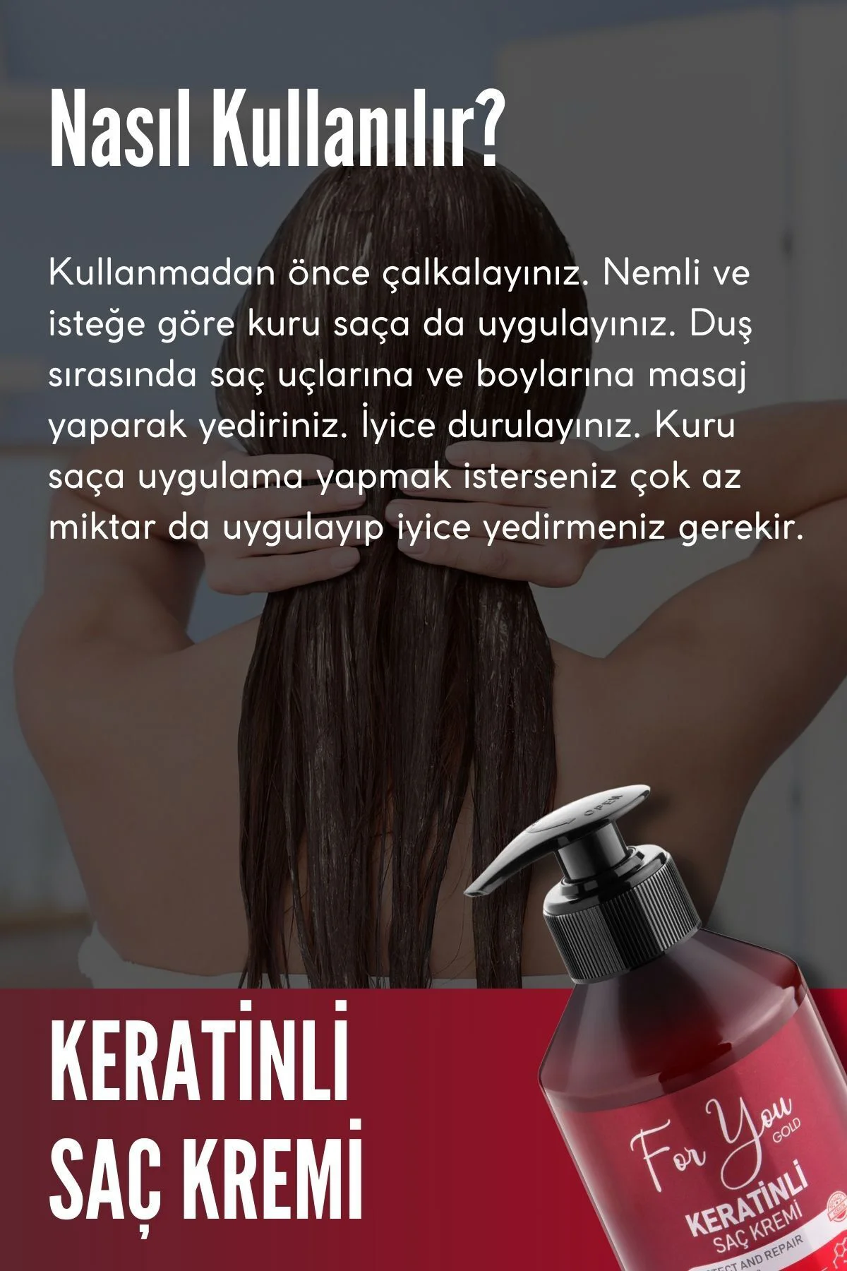 Keratinli,onarıcı,besleyici,canlandırıcı Saç Kremi(saç Güzelleşti