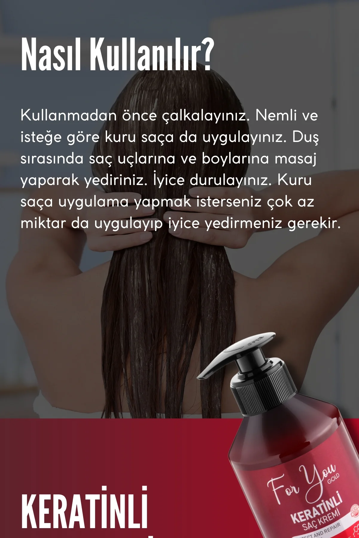 Keratinli,onarıcı,besleyici,canlandırıcı Saç Kremi(saç Güzelleşti