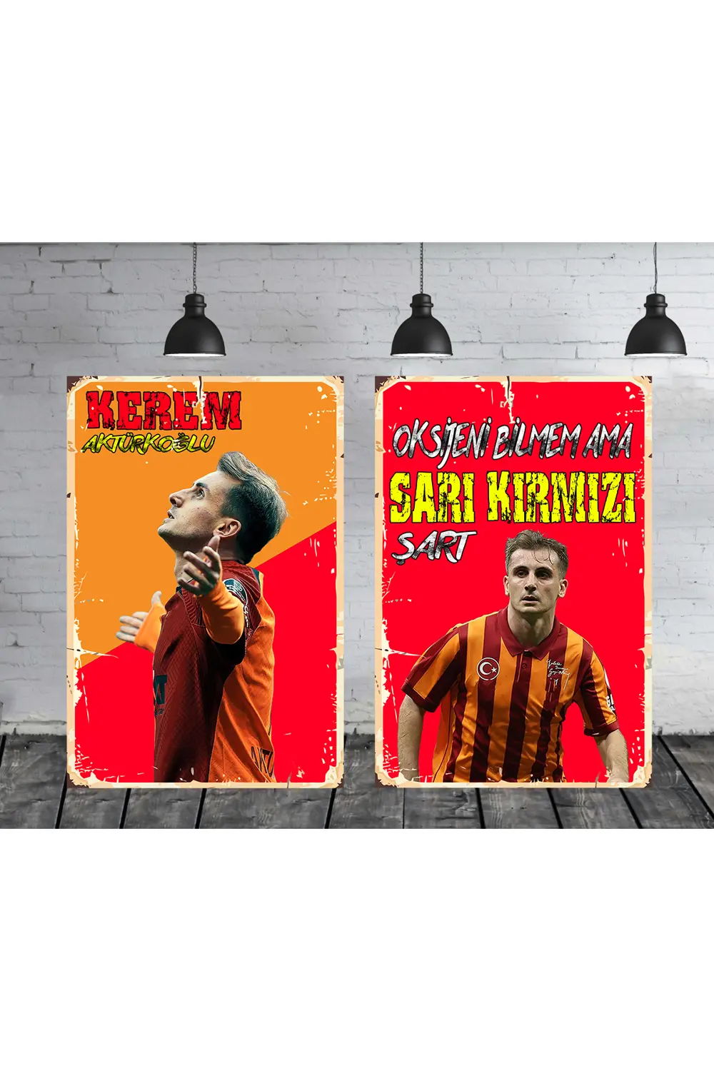 Kerem Aktürkoğlu Seti 2 Adet 20x30 Cm Retro Ahşap Poster Fiyatı, Yorumları ve Özellikleri