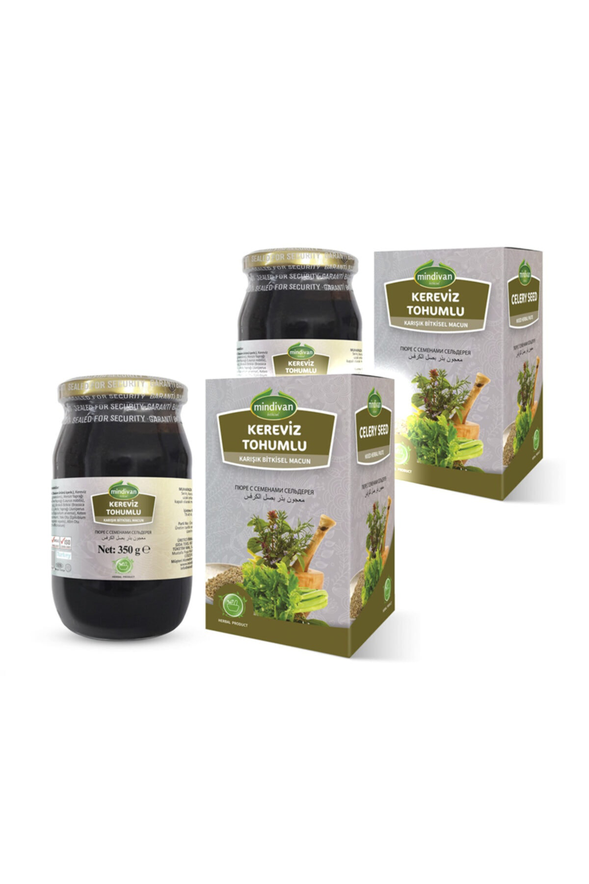 Mindivan Kereviz Tohumlu Bitkisel Bal Karışımı 350 G X 2 Adet Mindivan Kereviz Tohumlu Bitkisel Bal Karışımı 350 G X 2 Adet
