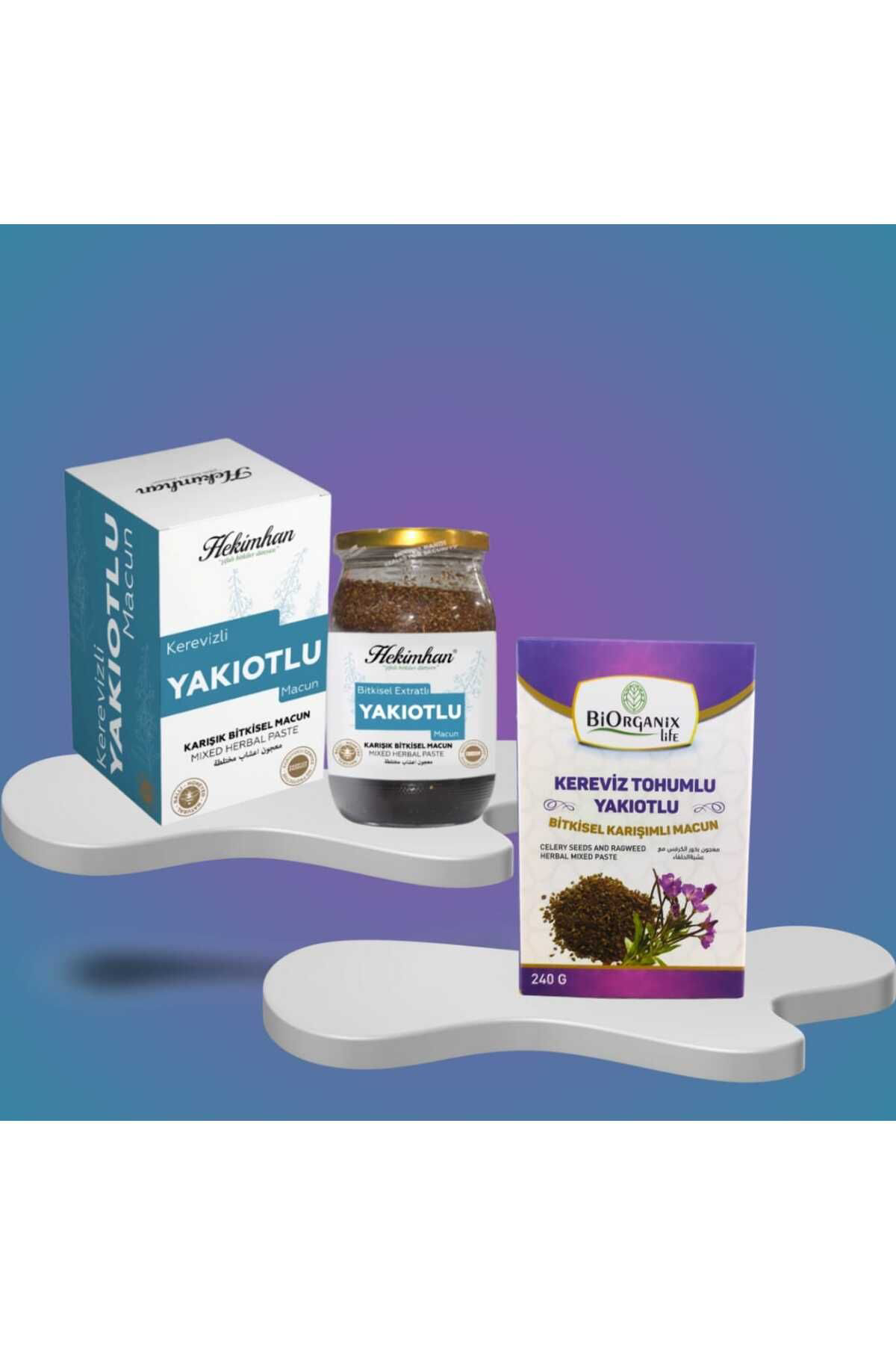 Kerevizli Yakıotlu Macun 420 gr + Kereviz Tohumlu Yakıotlu Macun 