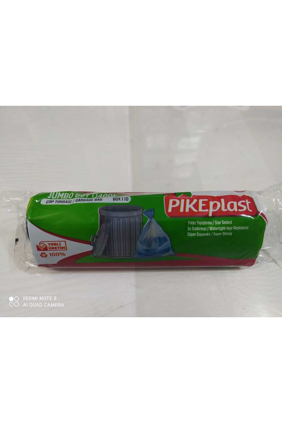 Pikeplast Kerpak Çöp Poşeti 80*110 400 Gr (10Lu) 1Pk