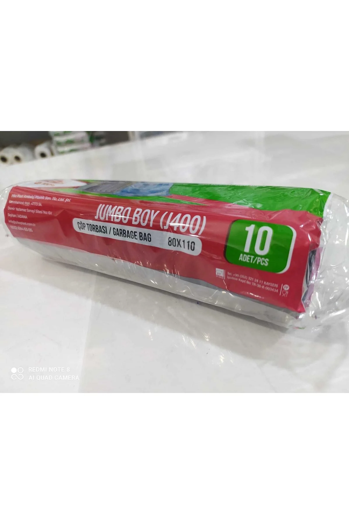 Kerpak Çöp Poşeti 80*110 400 Gr (10lu) 1pk