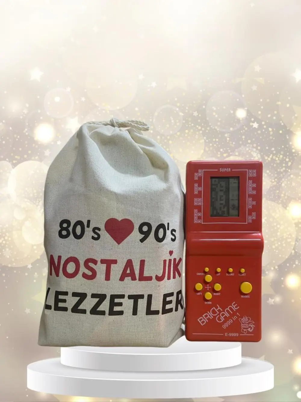 Kese Kırmızı Tetrisli Nostaljik Hediye Paketi 80'ler 90'lar Kese Kırmızı Tetrisli Nostaljik Hediye Paketi 80'ler 90'lar