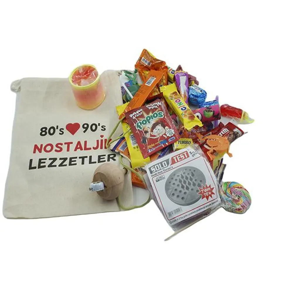 Kese Nostaljik Hediye Paketi 80'ler 90'lar Kese Nostaljik Hediye Paketi 80'ler 90'lar