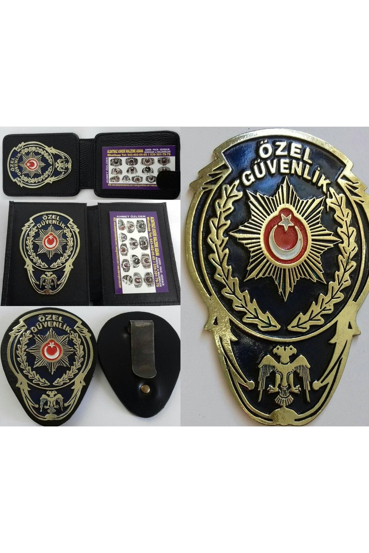 Aldatmaz Askeri Malzeme Keşfet İncele,Özel Güvenlik Cüzdanı 2Adet Ve Özel Güvenlik Kemer 