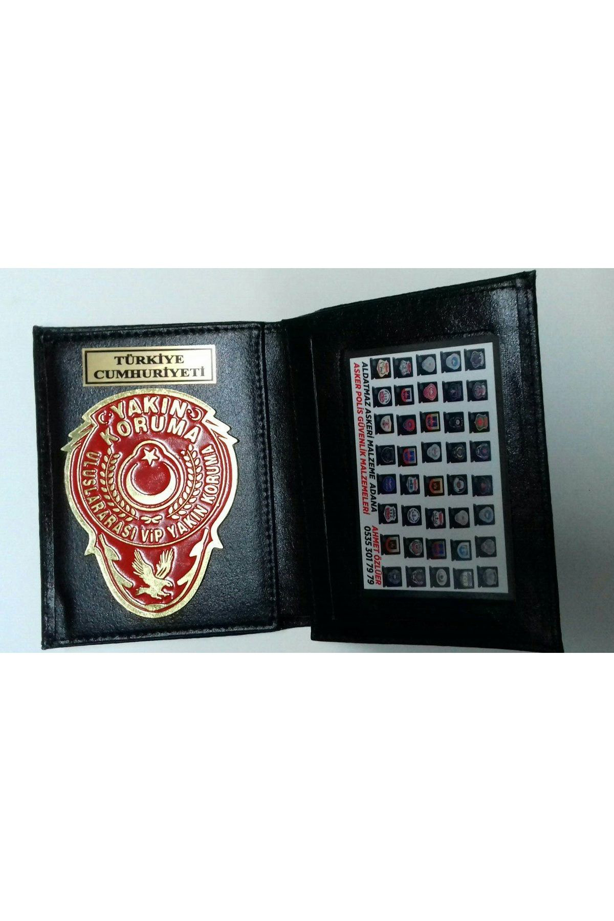 Aldatmaz Askeri Malzeme Keşfet-Yakin Koruma Rozetli Cüzdani Satinal,Siparis Ver.Sivile Sa