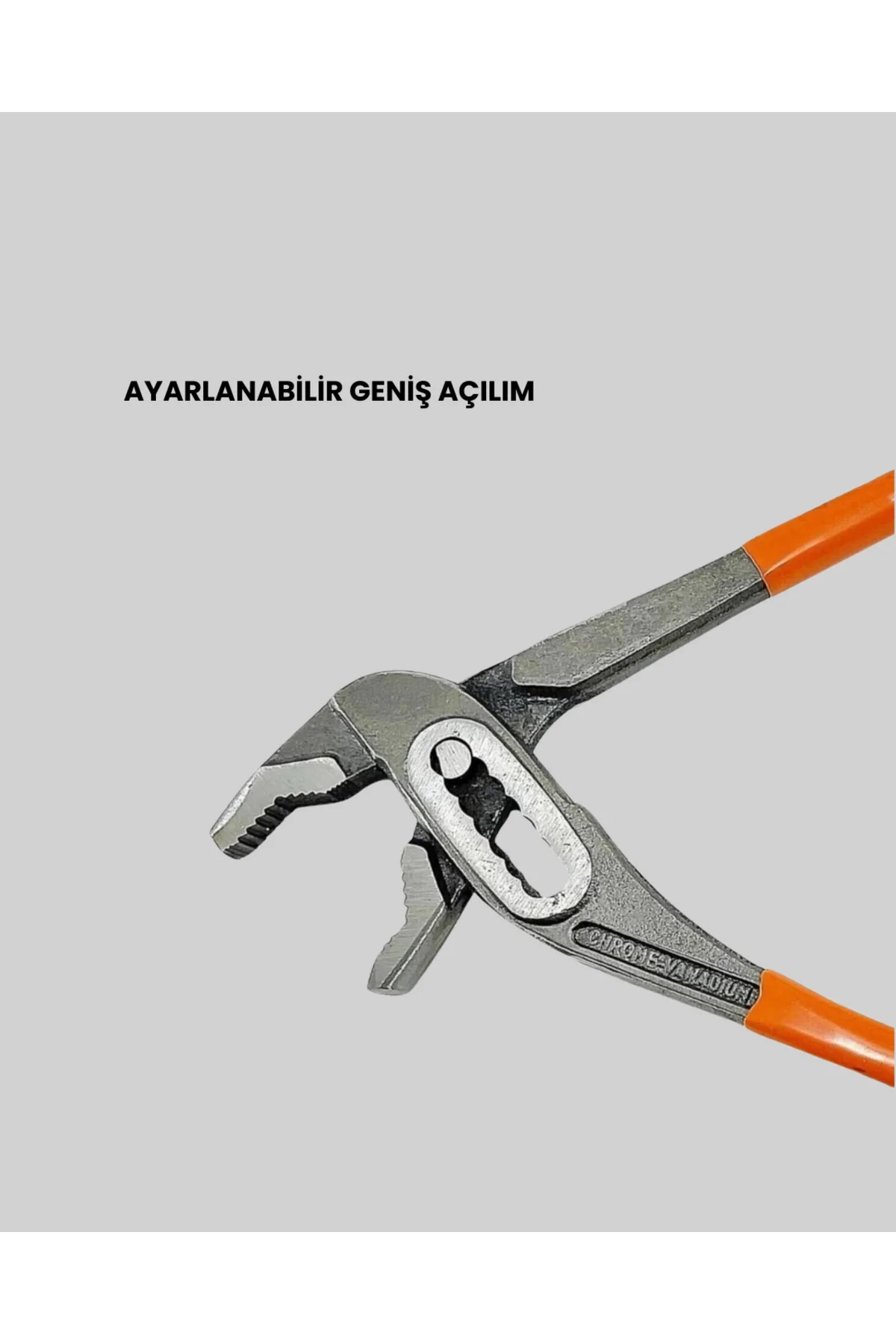 KESGİN MARKET ® Ayarlanabilir Kurbağacık Pense Boru Anahtarı Çeli