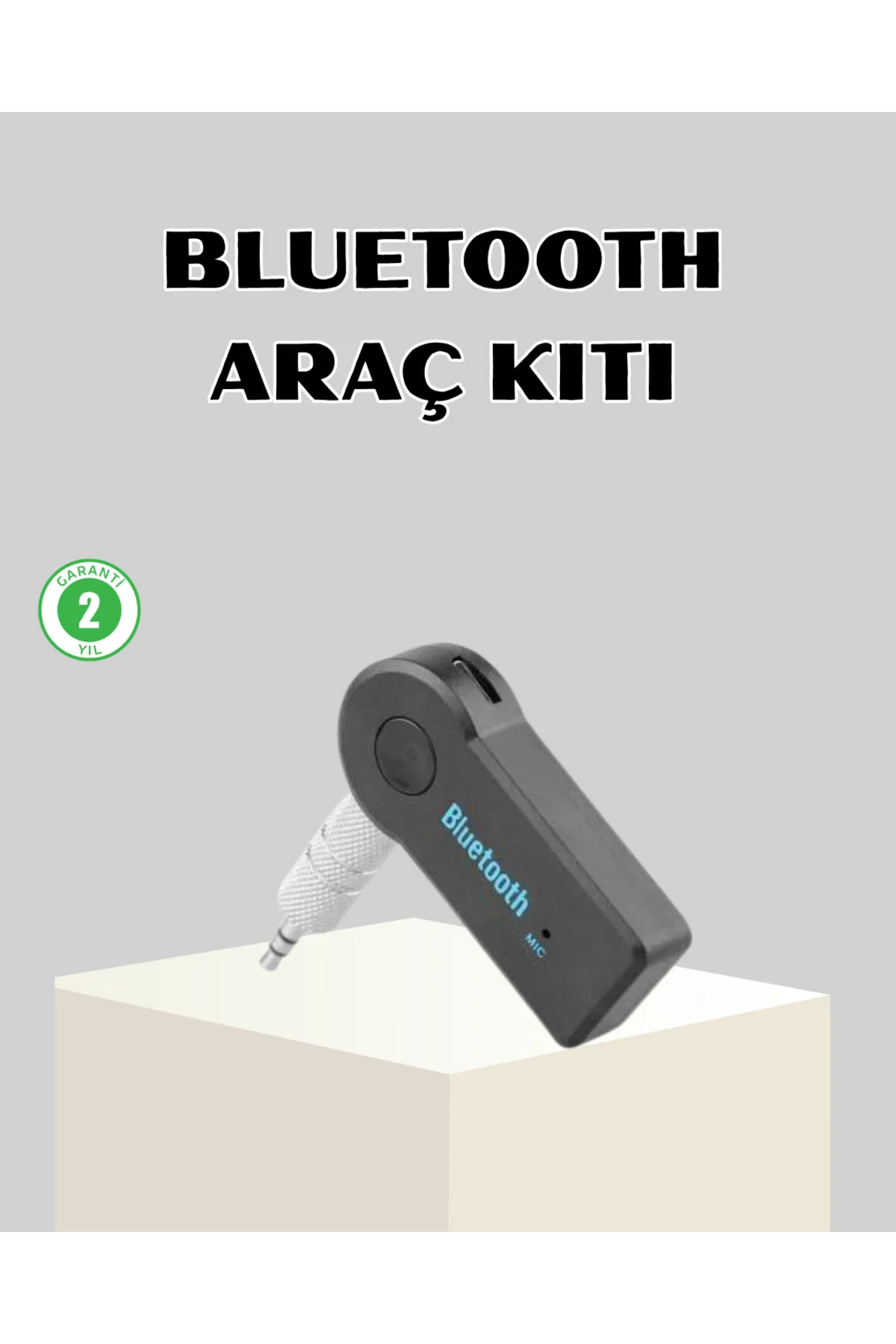 KESGİN MARKET ® Bluetooth Araç Kiti AUX MP3 Çalar Kablosuz Eller 