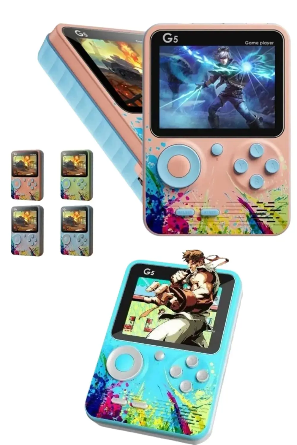 KESGİN MARKET ® Çocuklara Özel 4K HD Retro Oyun Konsol El Atari T