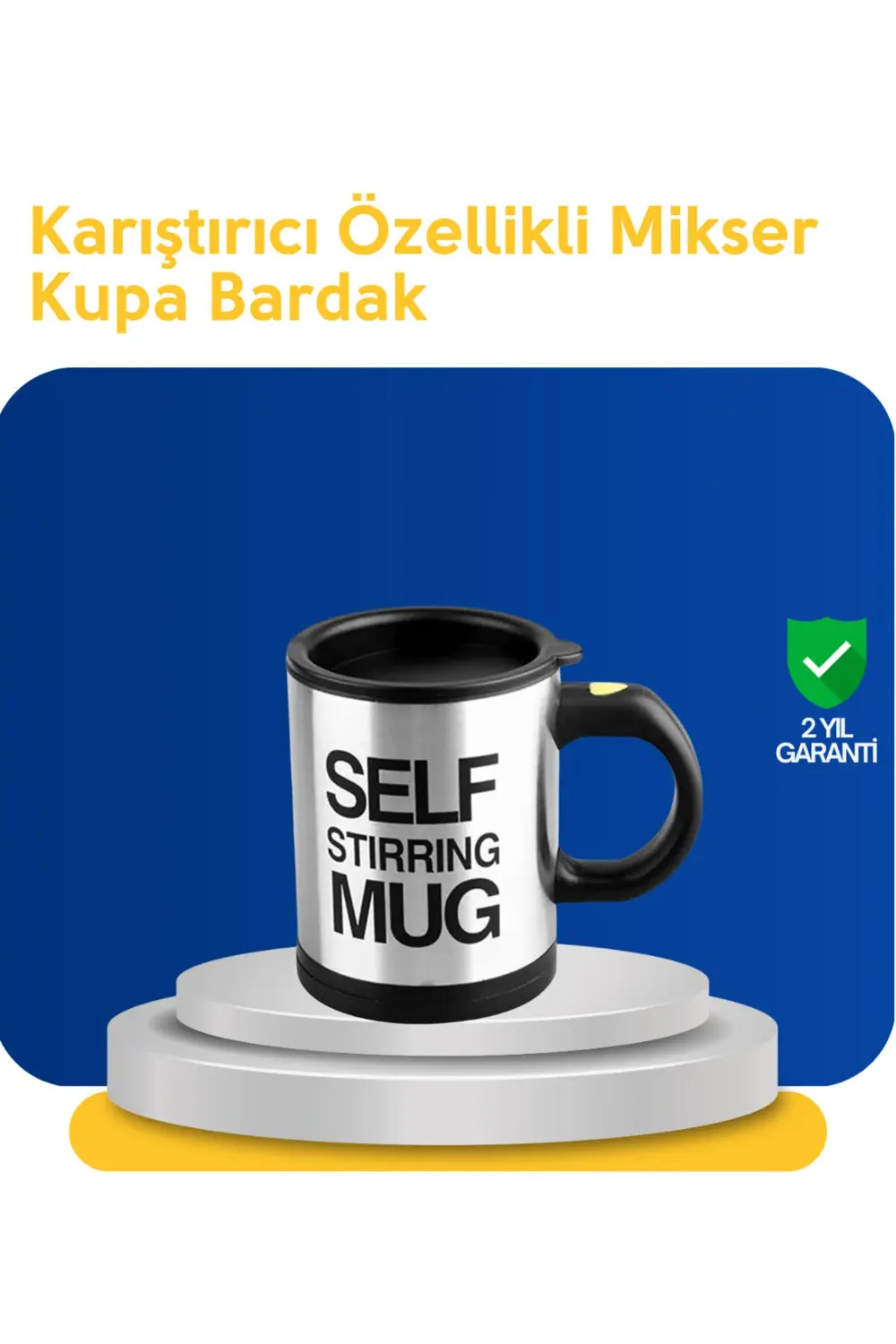 KESGİN MARKET ® Pratik ve Dayanıklı Termos Kupa | Tek Tuşla Otoma