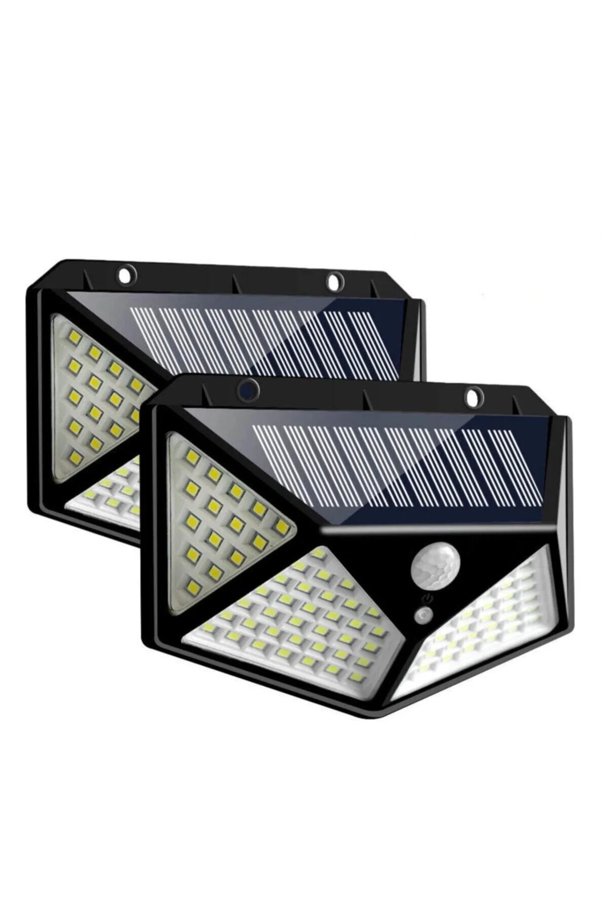 KESGİN MARKET® Projektör 100 Ledli Işık Sensörlü Güneş Enerjili S