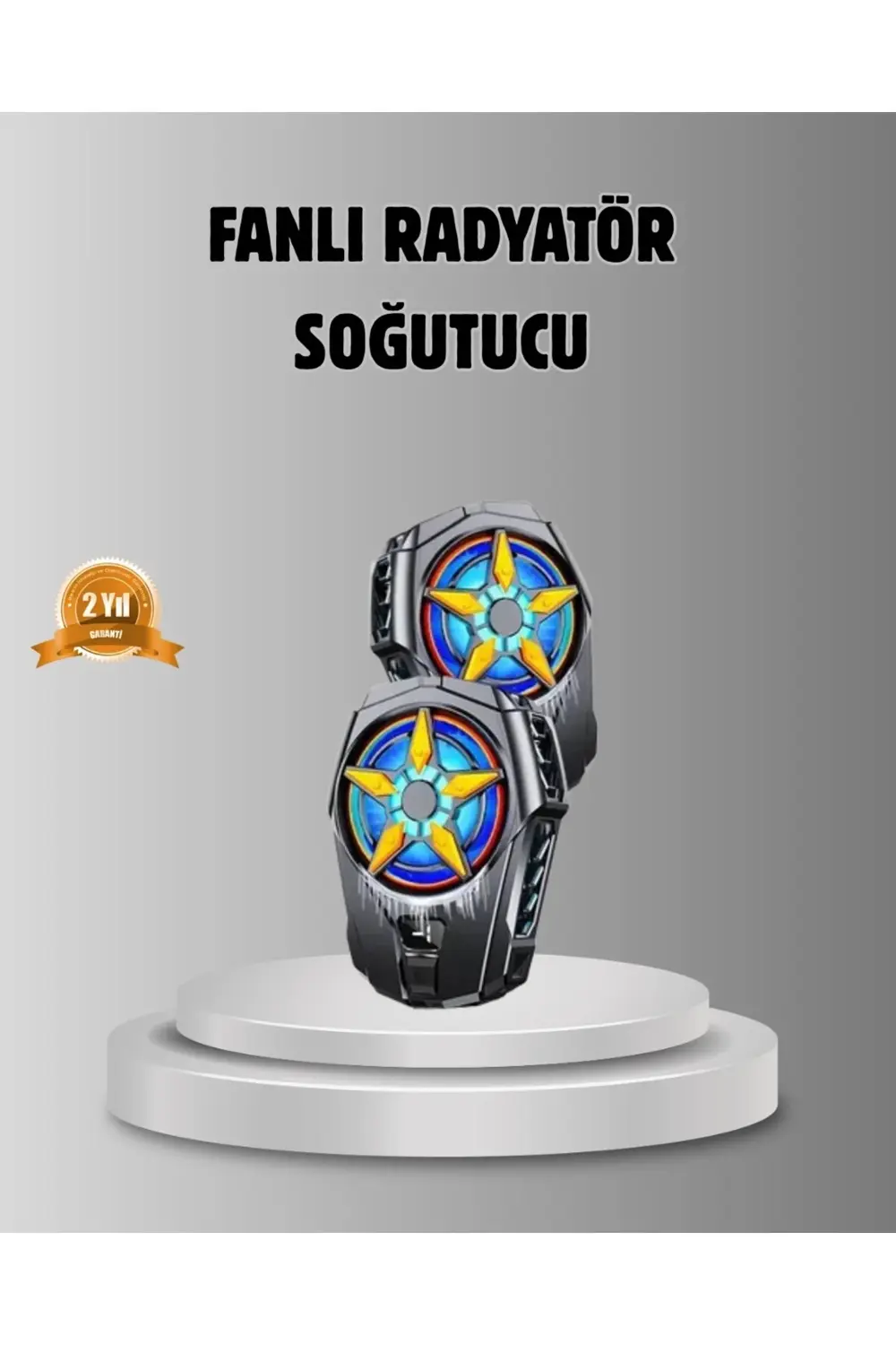 KESGİN MARKET ® Taşınabilir Şarjlı Telefon Soğutucu – Sessiz Fan