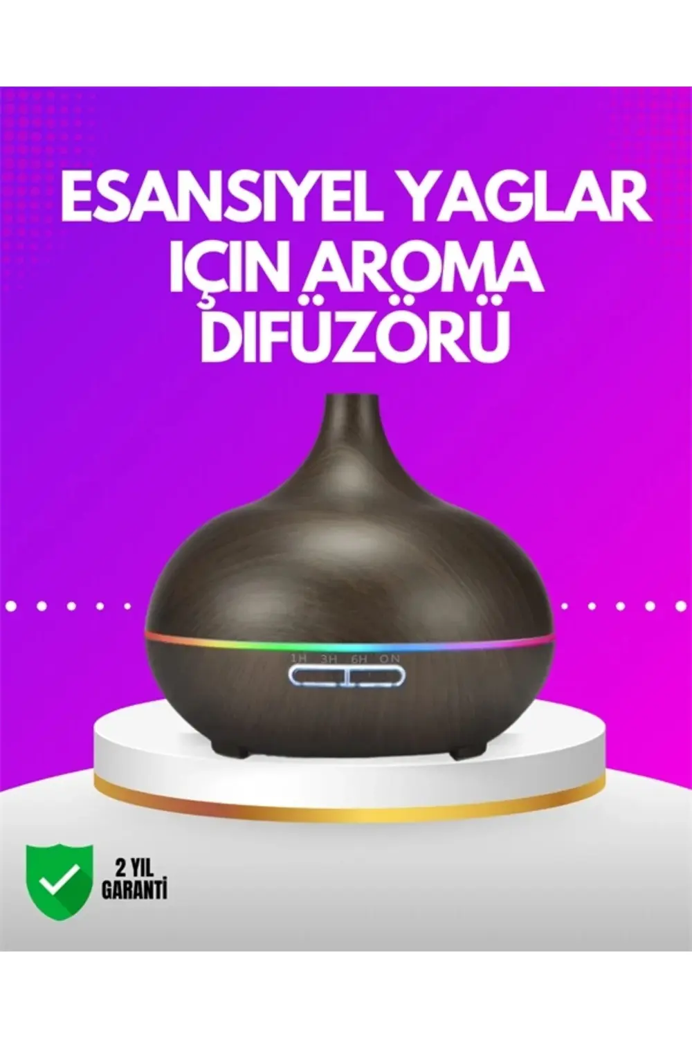 KESGİN MARKET ® Zamanlayıcılı ve Otomatik Kapanmalı Aromaterapi N