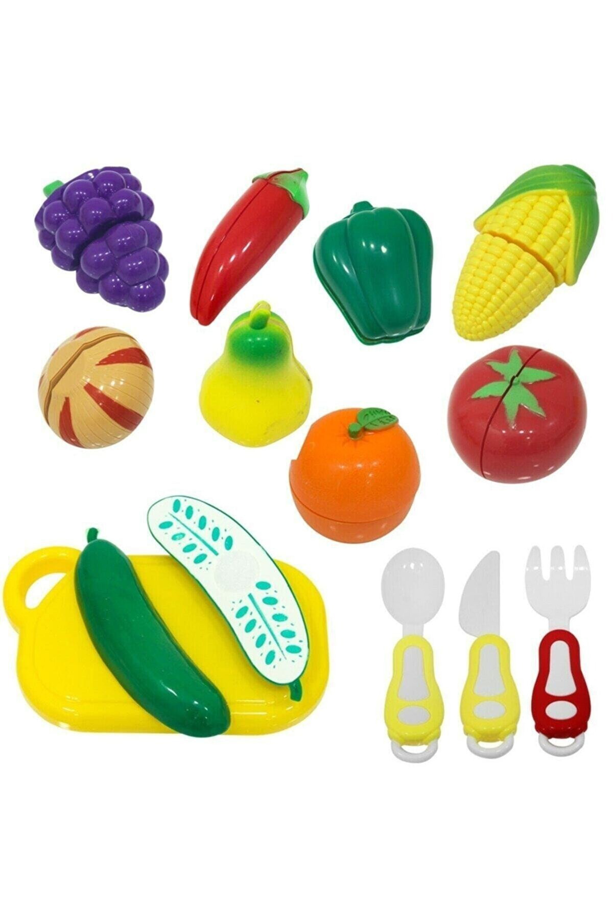 Oyuncak Store Kesilebilen Sebze Ve Meyveler 16 Parça