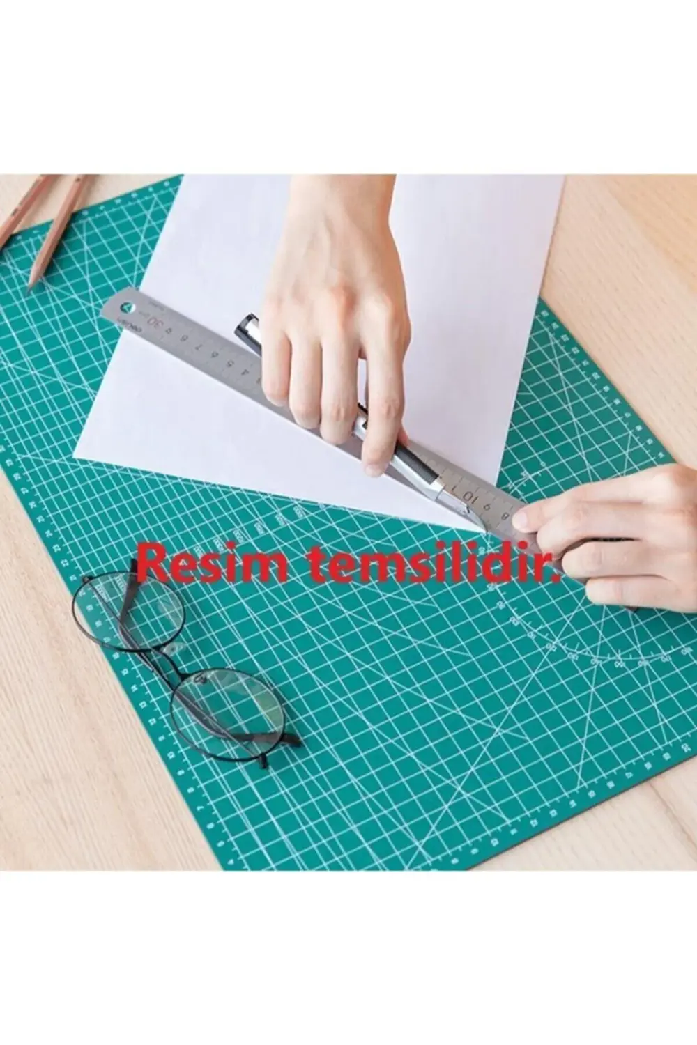 Kesim Matı - Kesme Matı - Kesim Tablası (a3) (45cm'e 30cm Eninde)