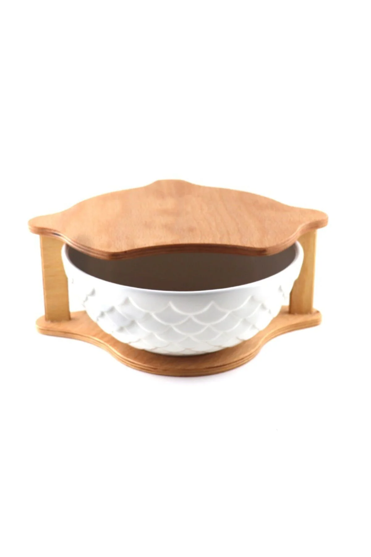 Kesim Tahtalı Salata Kasesi Ecr-48