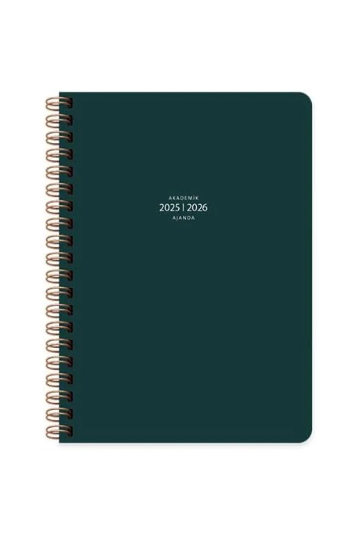 Keskin 16 * 23 Spiralli Akademik Ajanda - Yeşil