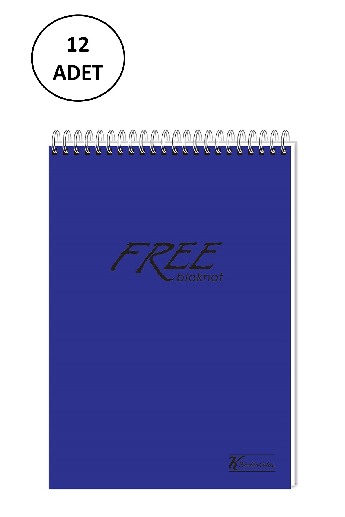 Just Cheap Store Keskin Bloknot Free A4 Pp Kapak Spiralli 100 Yp.Çizgili 12 Adet