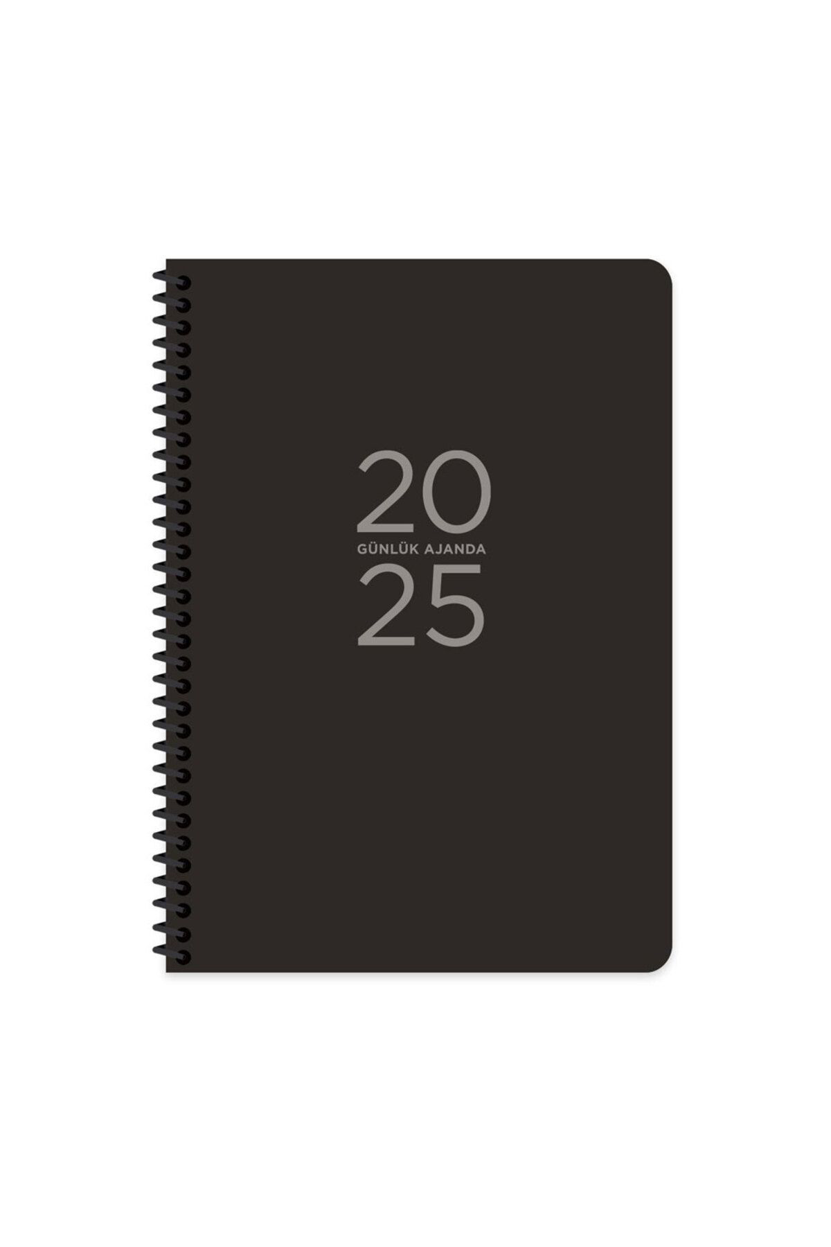 Keskin Color Keskin Color 2025 Spiralli Günlük Ajanda 17X24 Siyah 600050-99