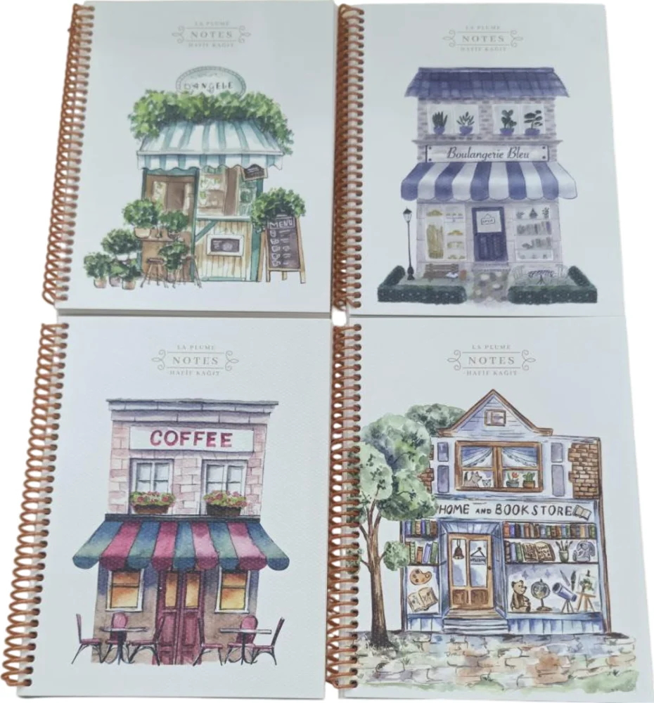 Keskin Color Defter Spiralli Karton Kapak 16,5x22,5 80 Yp.Kareli 