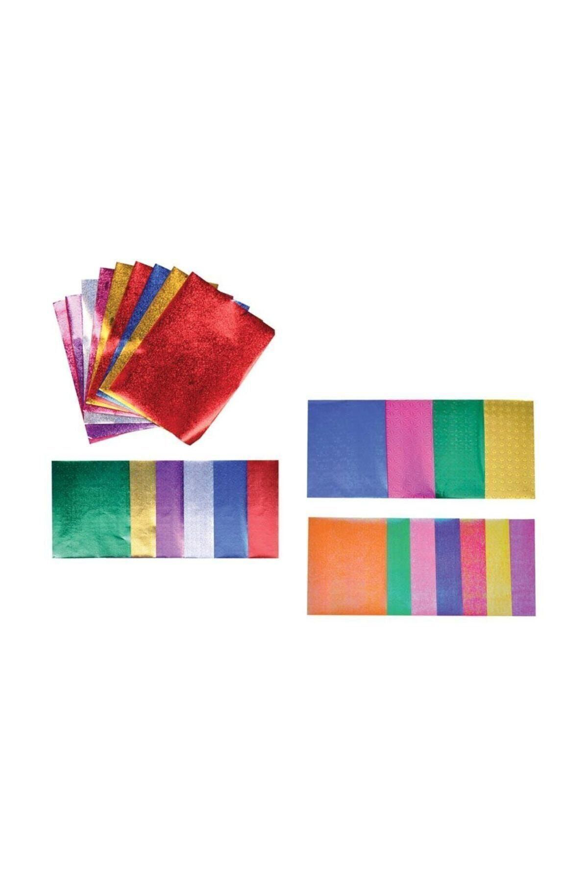 Keskin Color Keskin Hologram Yıldızlı A4 Elişi Kağıdı 10 Lu Paket (180016)