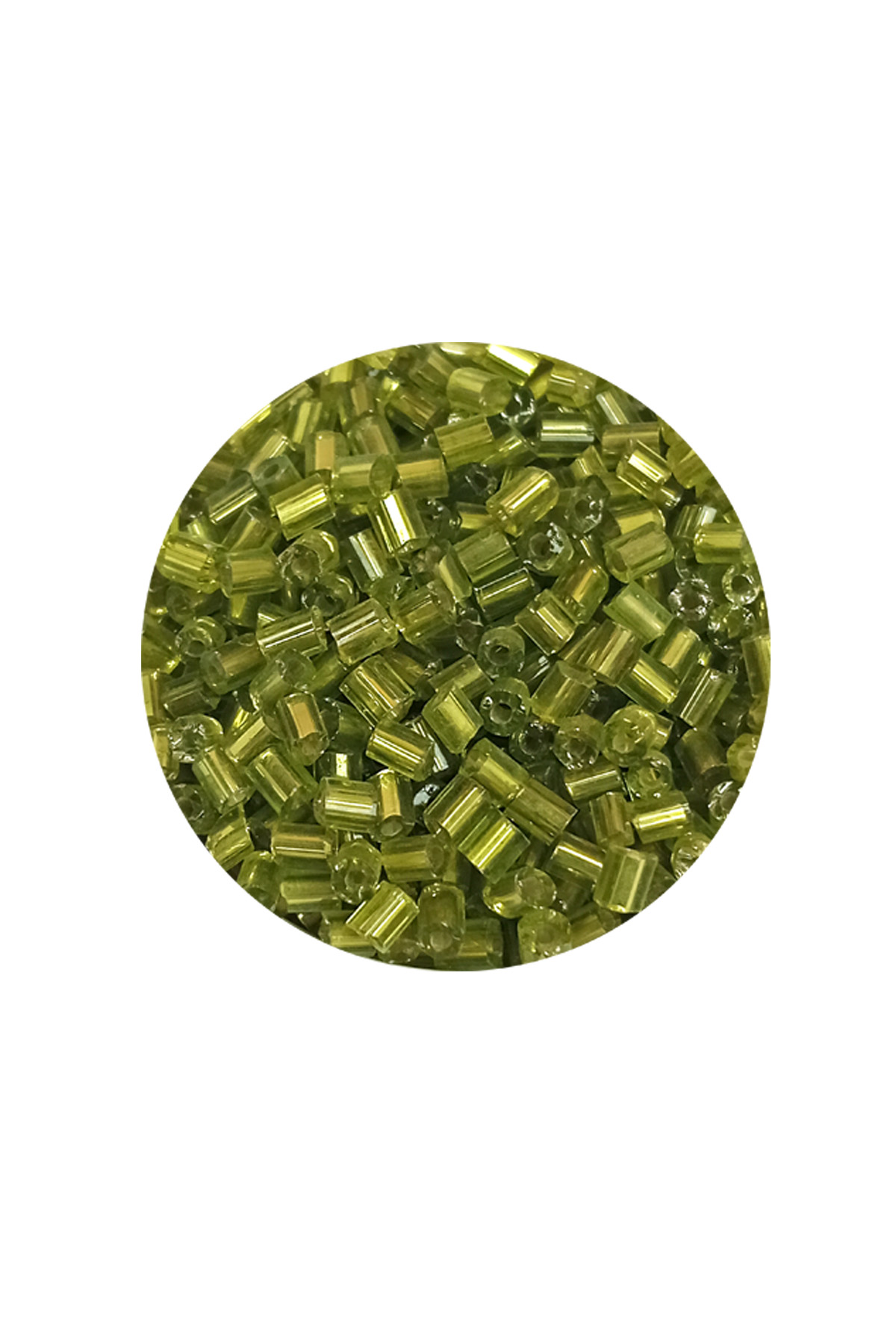 Just Cheap Store Kesme Cam Boncuk 2Mm - 20 Gram - Şeffaf Çimen Yeşili -Bnc345