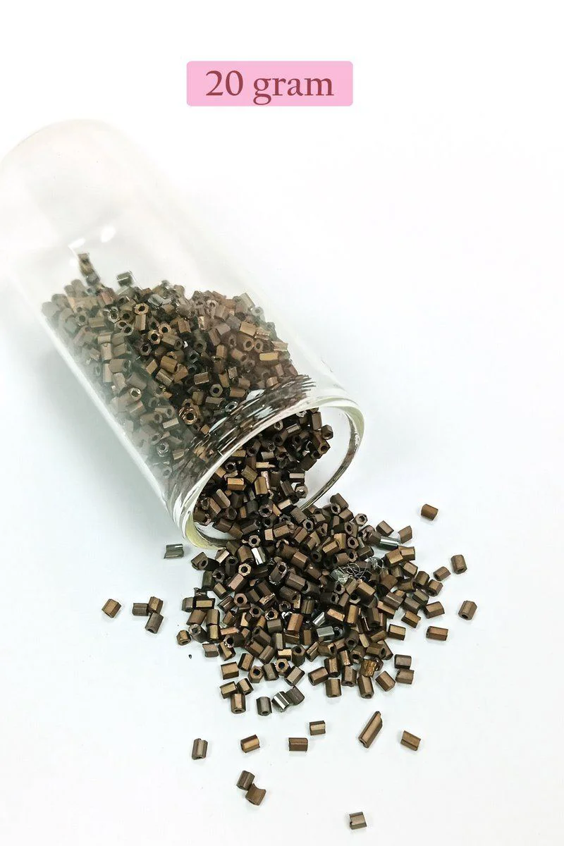 Kesme Cam Boncuk 2mm - 20 Gr Mat Kahverengi | El Sanatları ve Takı Yapımı İçin Fiyatı, Yorumları ve Özellikleri