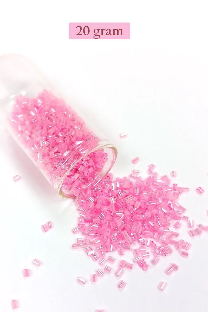 Kesme Cam Boncuk 2mm Pembe - 20 Gr, El Sanatları İçin Mükemmel Kaliteli Cam Boncuk Fiyatı, Yorumları ve Özellikleri