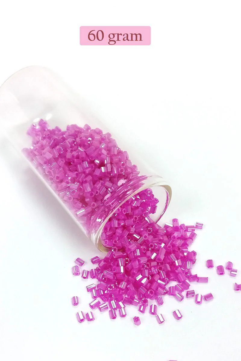 Kesme Cam Boncuk 2mm Şeffaf Fuşya - 60 Gr (BNC363) | El Sanatları & Dikiş Süsleme Fiyatı, Yorumları ve Özellikleri